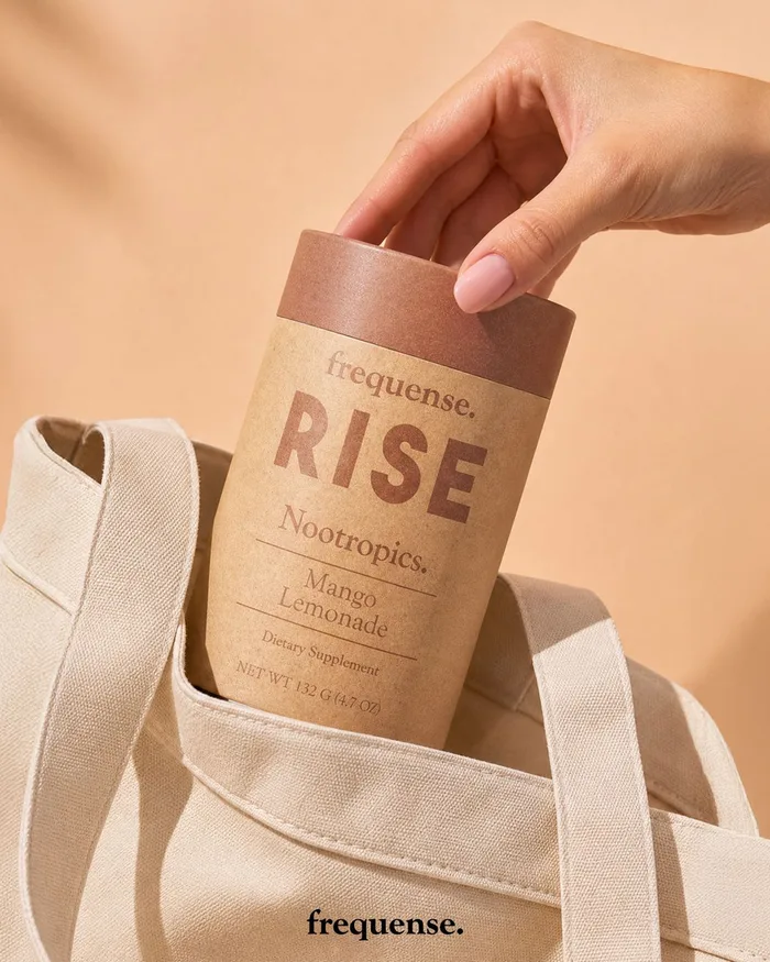 RISE tub in a tote bag